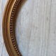 Set of 3 round frames and golden square