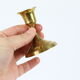 Trio of brass candle holders, vintage