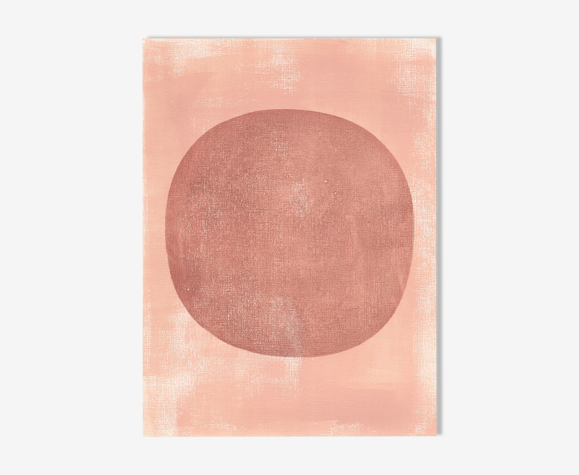 Peinture sur papier signée Eawy