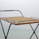 Scandinavian Minimalistic Foldable and Mobile Teak Tea Trolley Denmark 50S