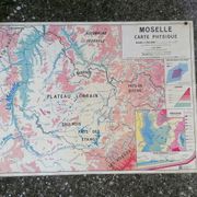 Ancienne carte MDI Moselle-France