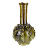 Authentic Tamegroute Pottery Vase – Moroccan Crafts Green Glazed 50cm