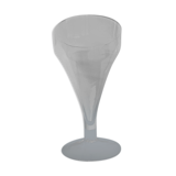 Vase verre piedouche