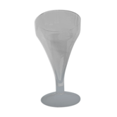 Piedouche glass vase
