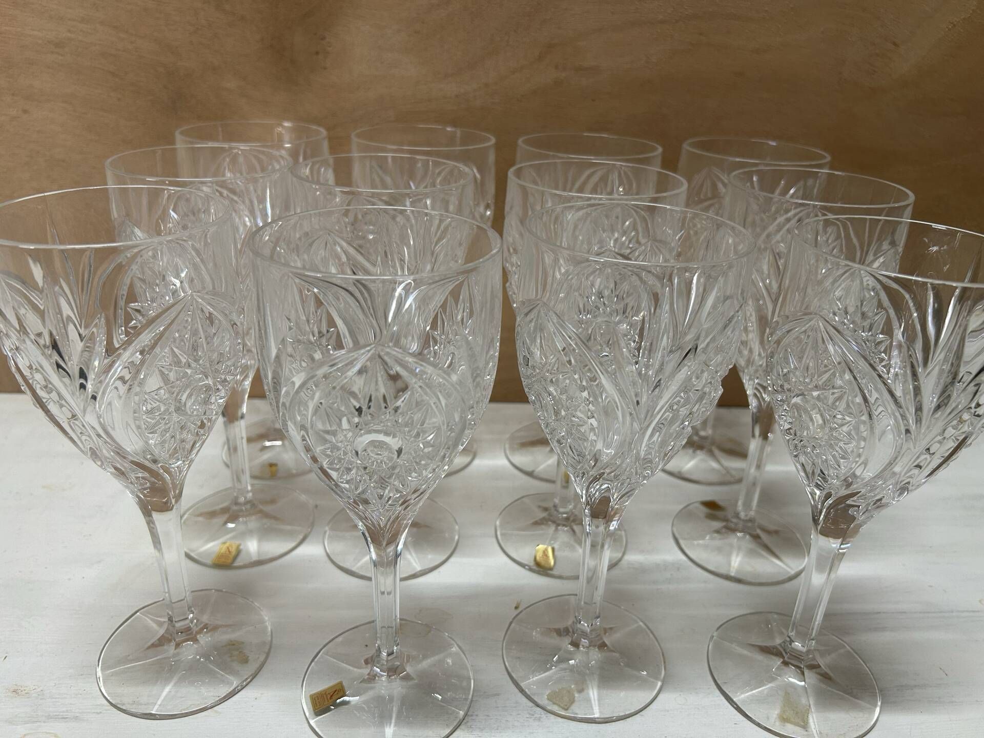 Set of 24 crystal glasses for red and white wine Nachtmann