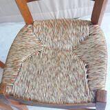 Pair of old paillees chairs