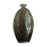 Vase soliflore in blown glass, art deco style