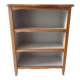 Refurbished vintage Bibus - Natural wood and taupe paint