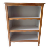 Bibus vintage relooké - Bois naturel et peinture taupe
