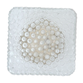 Vintage bubble glass  light, 1970s