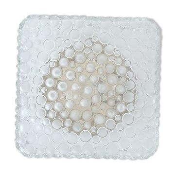 Vintage bubble glass  light, 1970s