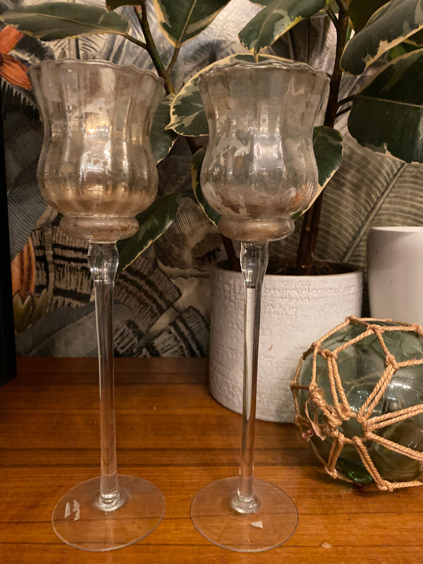 Set of 2 candle holders