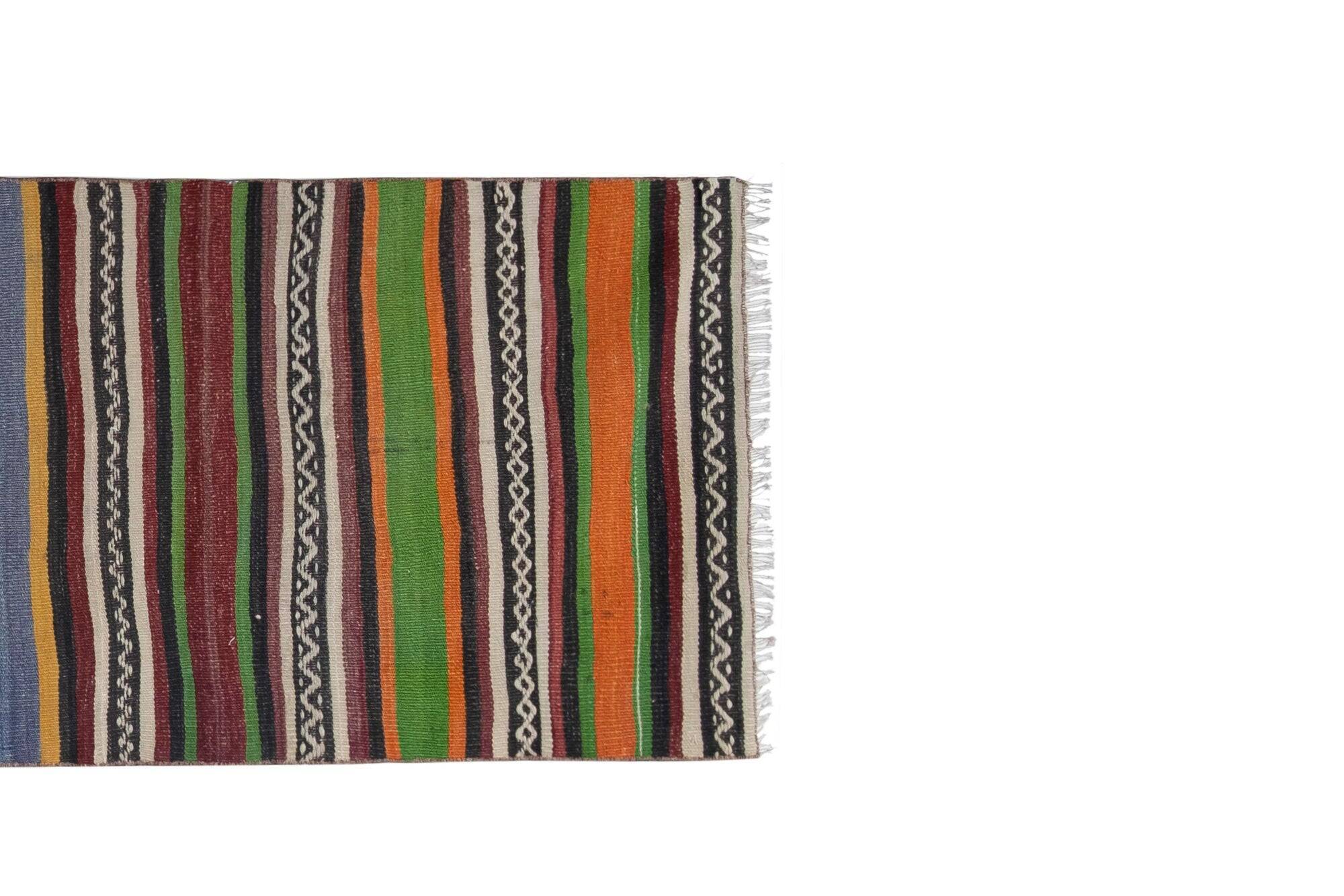 Vintage Turkish hallway rug 68x330 cm