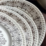 Set of 4 flat plates