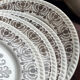 Set of 4 flat plates