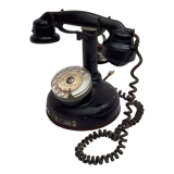 Old phone BCI model 1924 in metal and bakelite