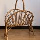 Rattan magazine holder