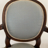 Lot de deux fauteuils style Louis XVI restaurés