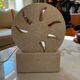 Lamp in stone of the Gard carved 1970