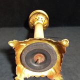 Gilt Bronze Planter with Onyx Column