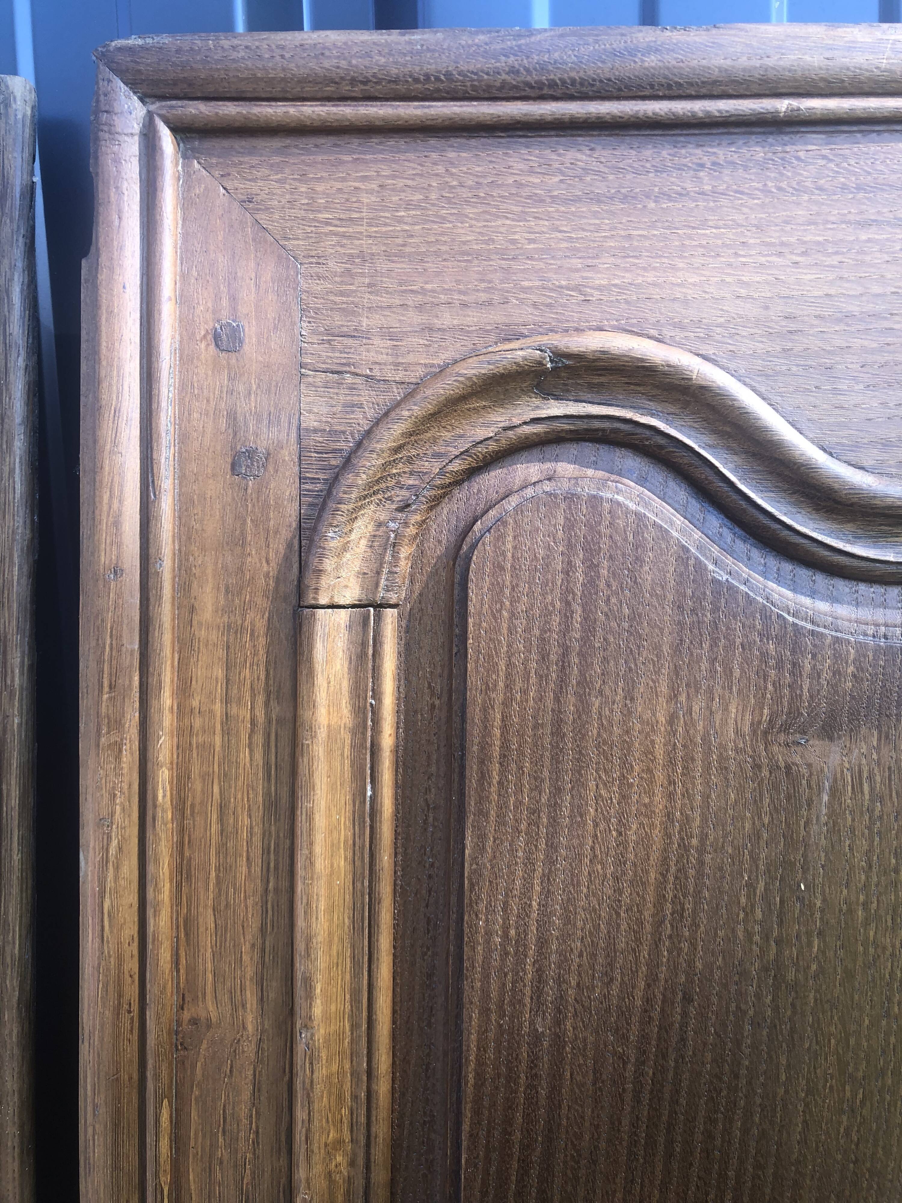 Antique oak doors