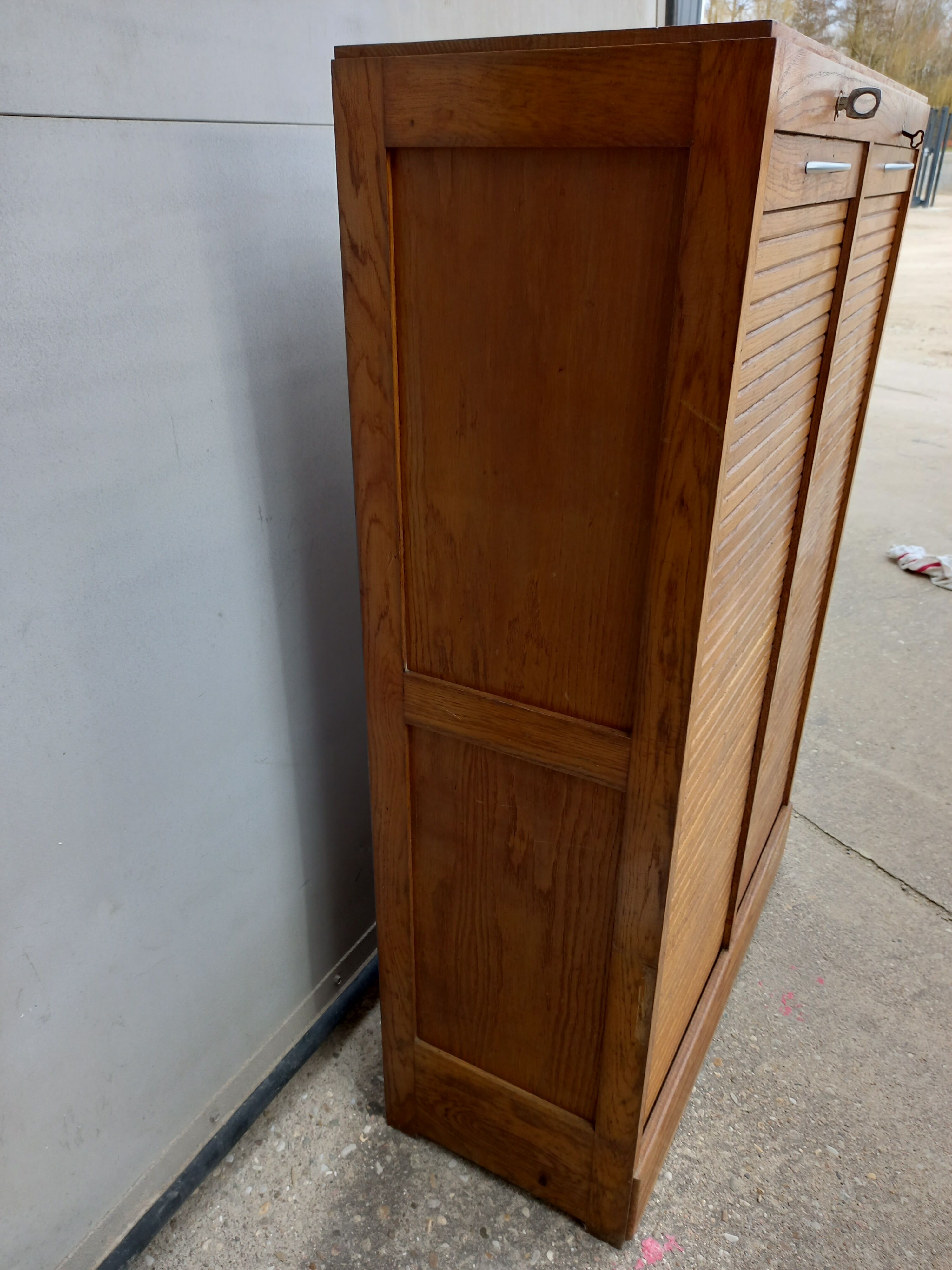 Cabinet binder double curtain 50s