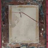 Portrait de maître d'une femme élégante, peinture à l'huile du XIXe siècle