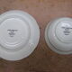 Four porcelain tea cups