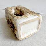 Small vintage Marei ceramic vase - block vase - fat lava - W. Germany