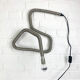 Table lamp snake minimalist flexible tube cobra chromed metal