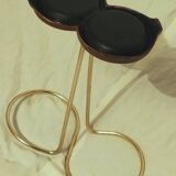Porte parapluie vintage en laiton et fonte