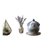 Decorative porcelain bird Virebent – Vintage French ceramics