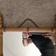 Antique French mirror from the Belle Époque in faux bamboo, 1890/1900.