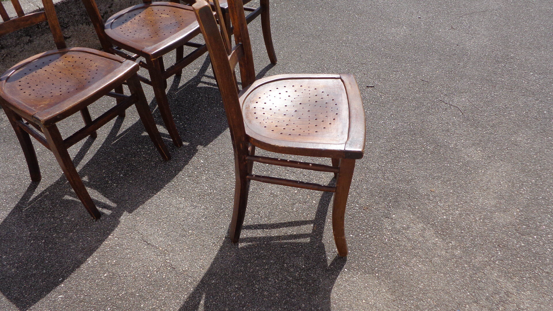 Set of bistro chairs