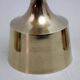 Set of 3 Scandinavian brass candle holders