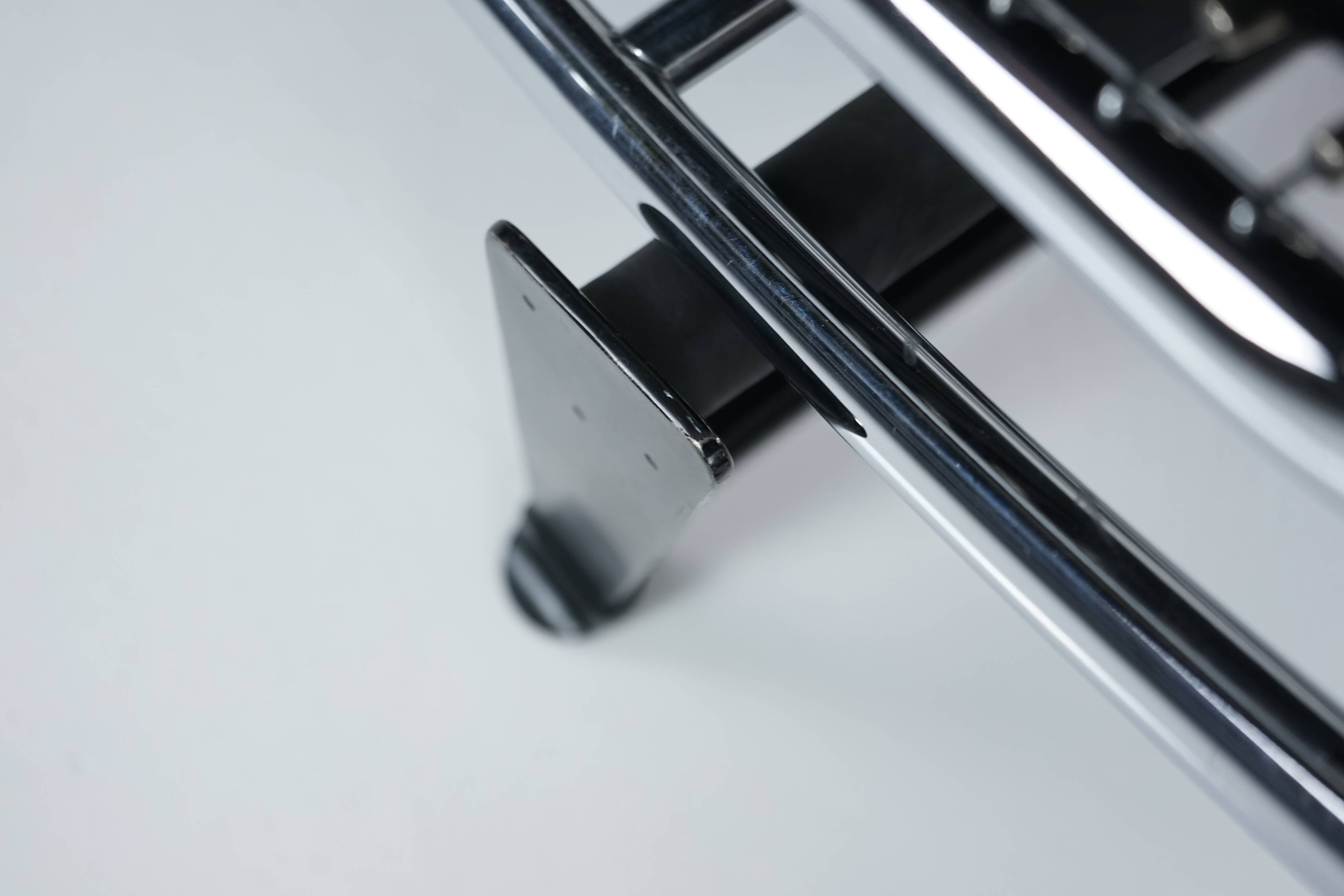 Black Fur LC4 Chaise Longue by Le Corbusier & Pierre Jeanneret for Cassina