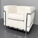 LC2 armchair by Le Corbusier for Cassina, Italy, 2000s