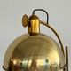 Florian schulz mid-century adjustable floor lamp in full brass, 1970