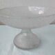 Crystal bowl on a pedestal