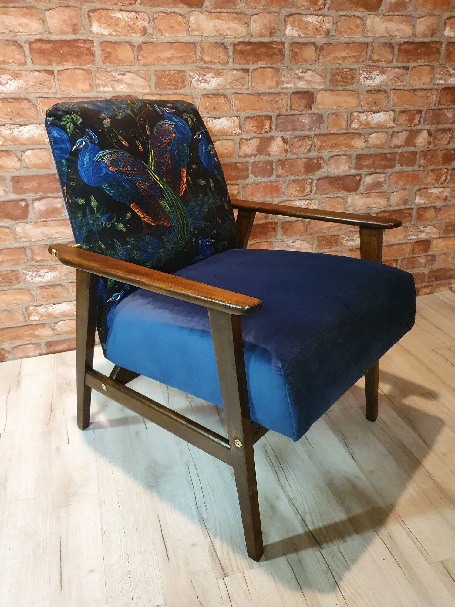 Renovated Śnieżka Starachoice armchair, 1970s, Poland