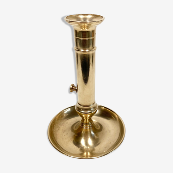 Pusher candle holder and solid brass