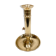 Pusher candle holder and solid brass