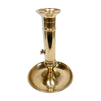 Pusher candle holder and solid brass