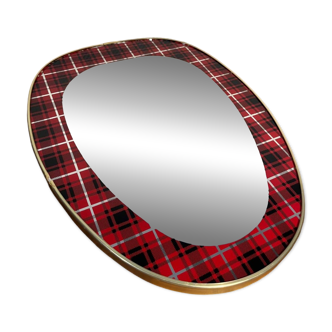 Miroir ovale écossais