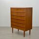 Commode en teck, années 1960