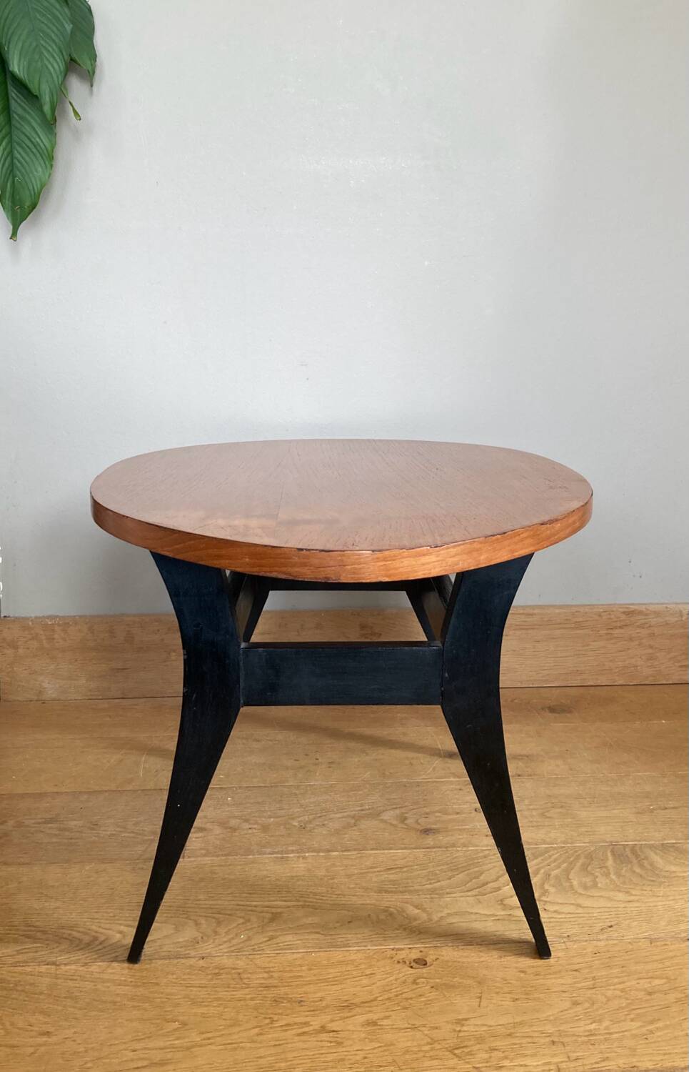 Scandinavian teak side table 1950s/60s menhir top