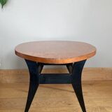 Scandinavian teak side table 1950s/60s menhir top