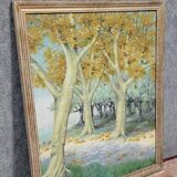 Brémond: Oil painting on panel from the first part of the 20th century