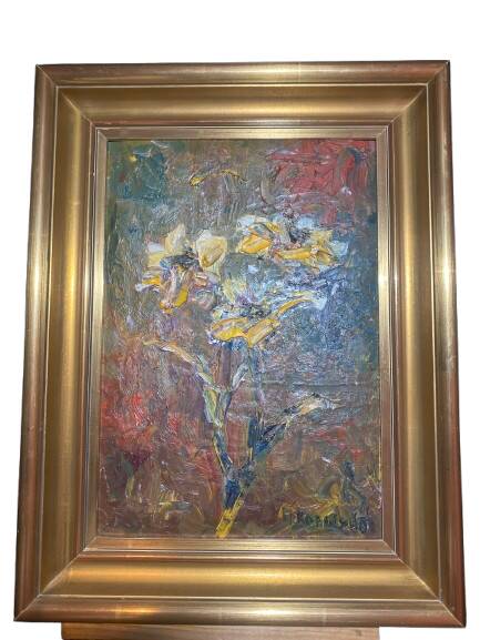 Oil painting of a still life by M. Korchunov