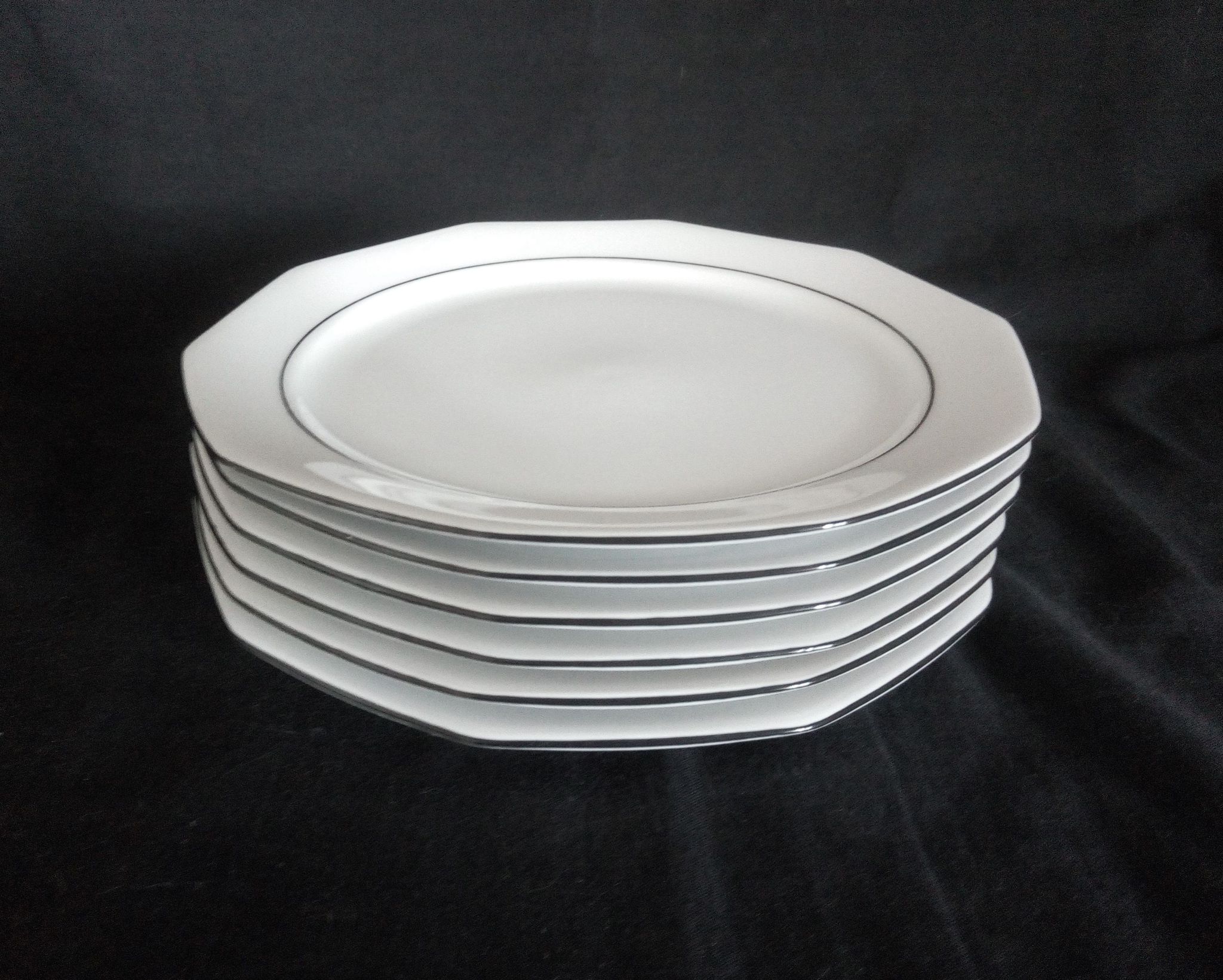 Art Deco coffee service for 6 people in porcelain Winterling Marktleuthen Bavaria (22 pieces)